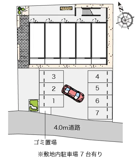 名護市宮里１丁目 月極駐車場